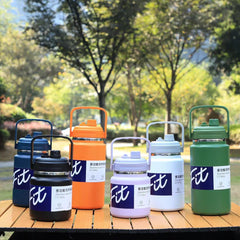 Multifunctional Insulated Barrel Sports Kettle Portable Pot Stainless Steel