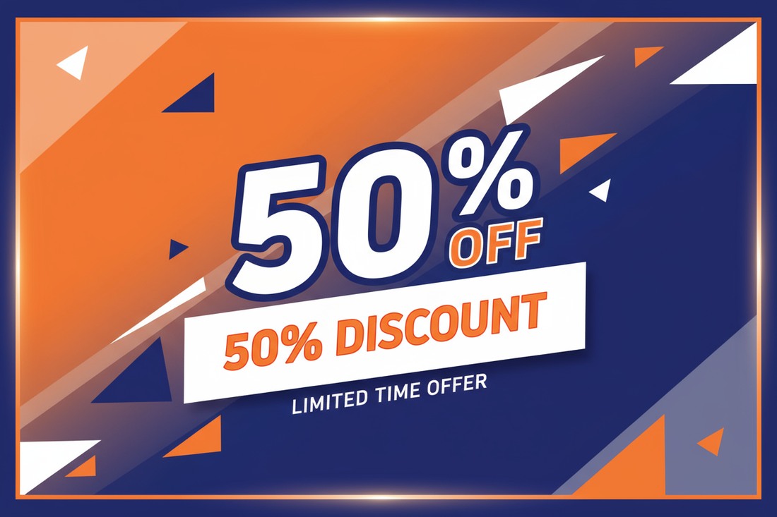 50% Discount for Limited Time