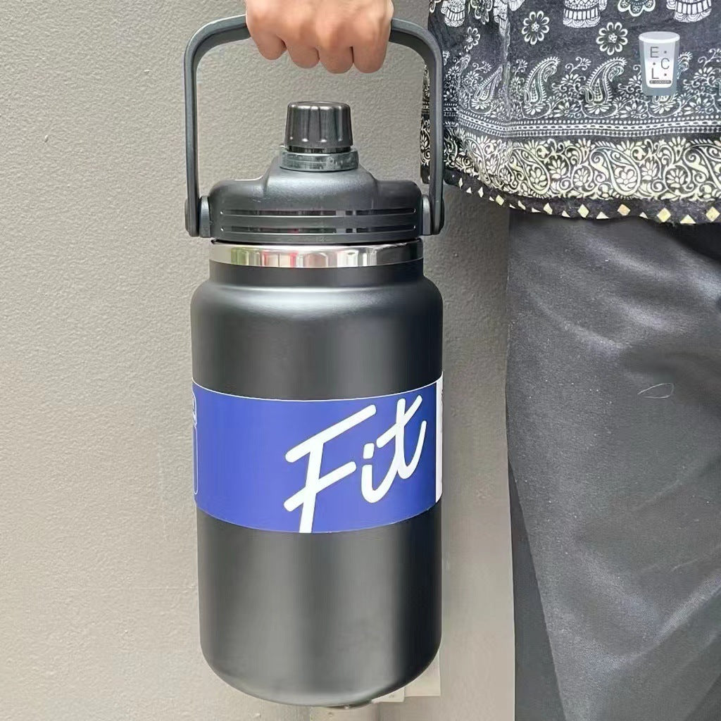 Multifunctional Insulated Barrel Sports Kettle Portable Pot Stainless Steel